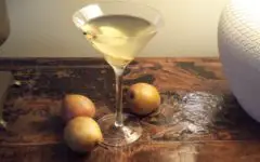 Peartini cocktail