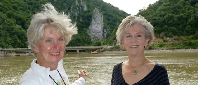 60-year old women meet on a river cruise and develop friendship