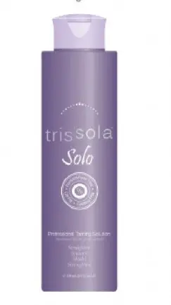 Bottle of Trissola Solo hair treatment