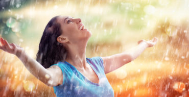 Woman with dry skin needs moisturizing facial mask