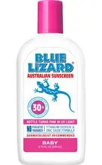 Blue Lizard Baby SPF 30 sunscreen with anti-aging properties
