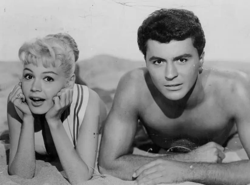 Photo of Sandra Dee and James Darren in Gidget