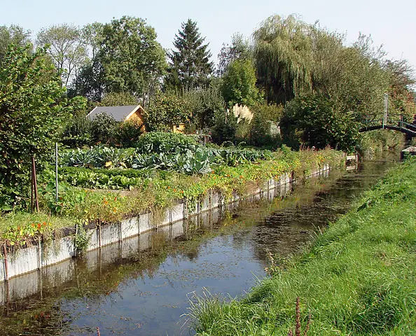 The floating gardens of Amiens