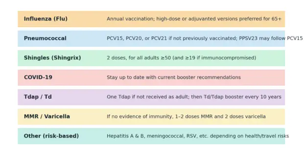 Vaccination guide 65+