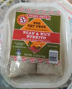 Trader Joe's Bean & Rice Burrito