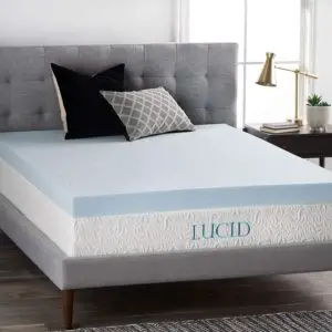 LUCID gel memory foam mattress topper