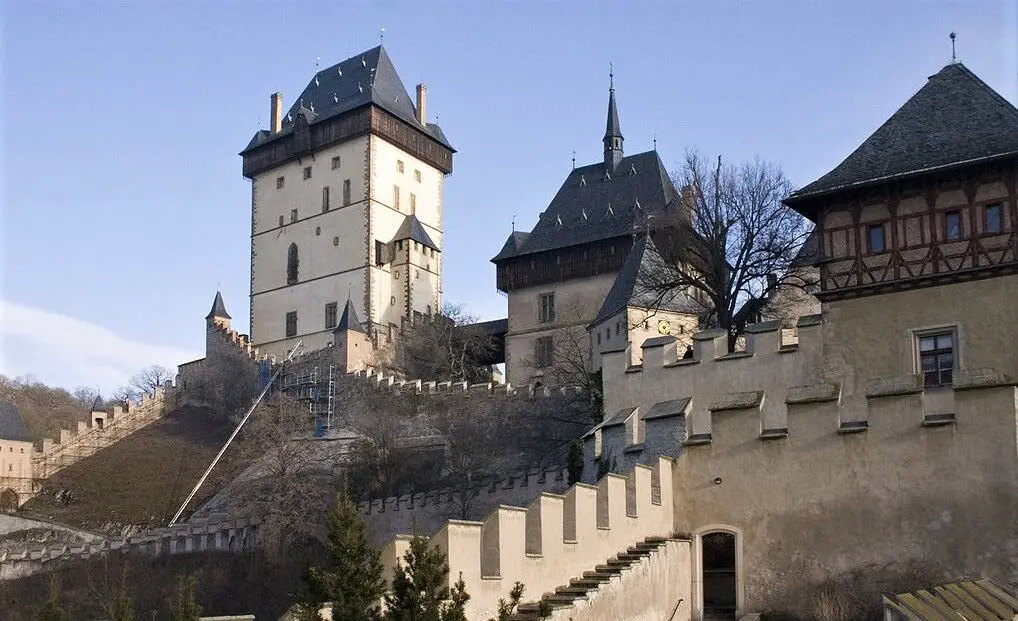 View of Karlstein Castle, Czech Republic