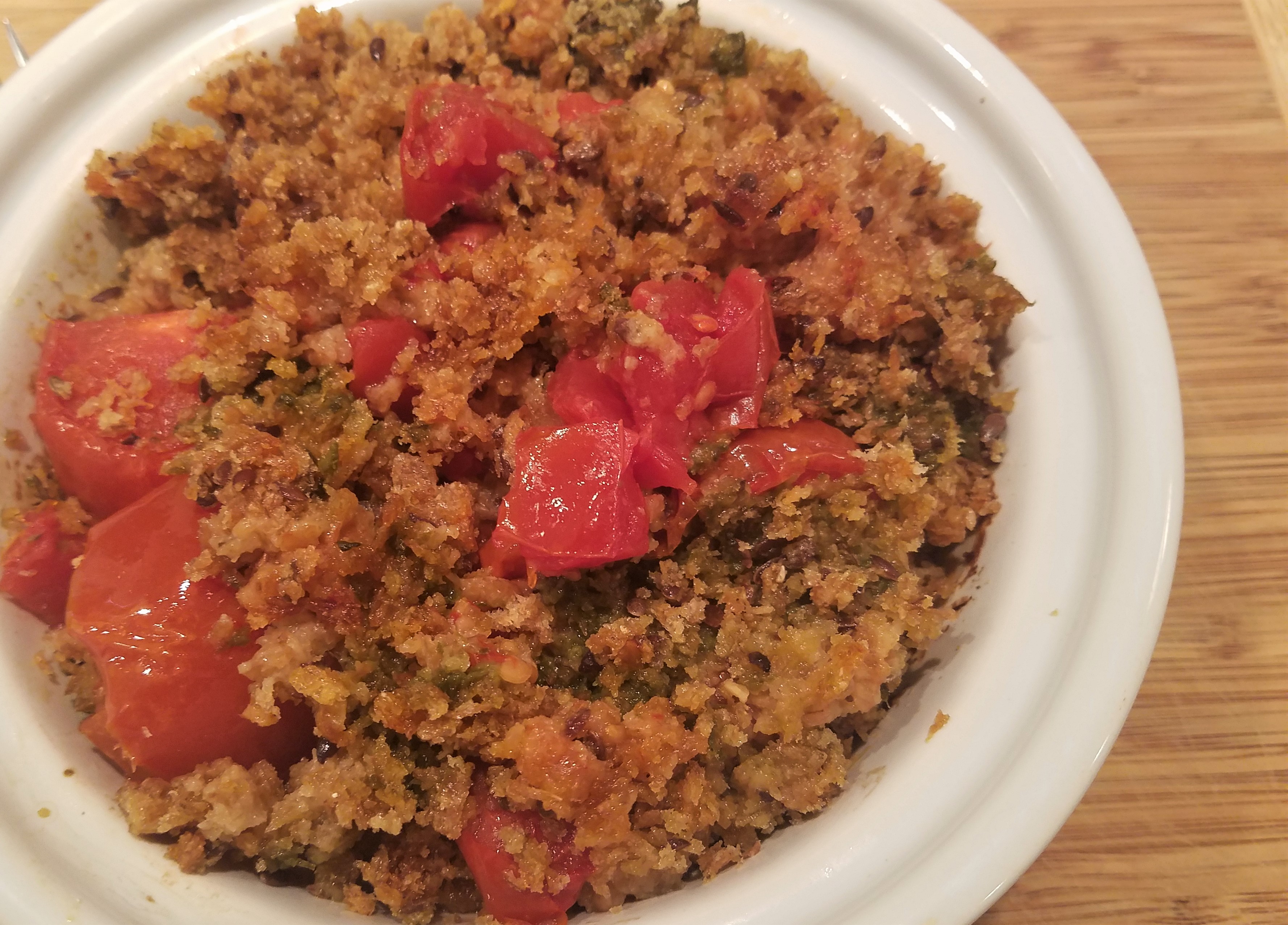 Tomato crumble