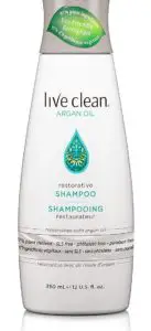 Live Clean Argan Oil restorative shampoo