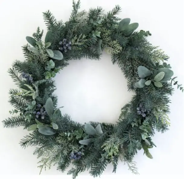 blueberry willow wreath