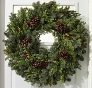 Wreath with berries
