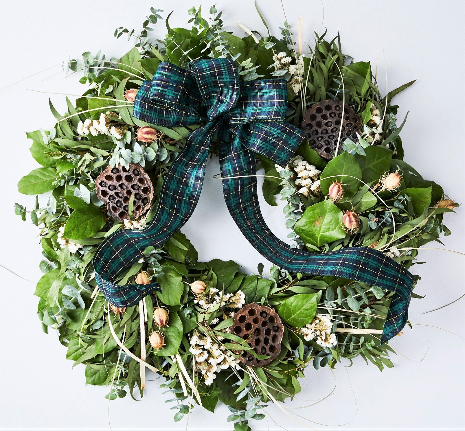 fragrant pod wreath