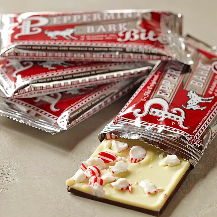 Williams-Sonoma peppermint bark bites