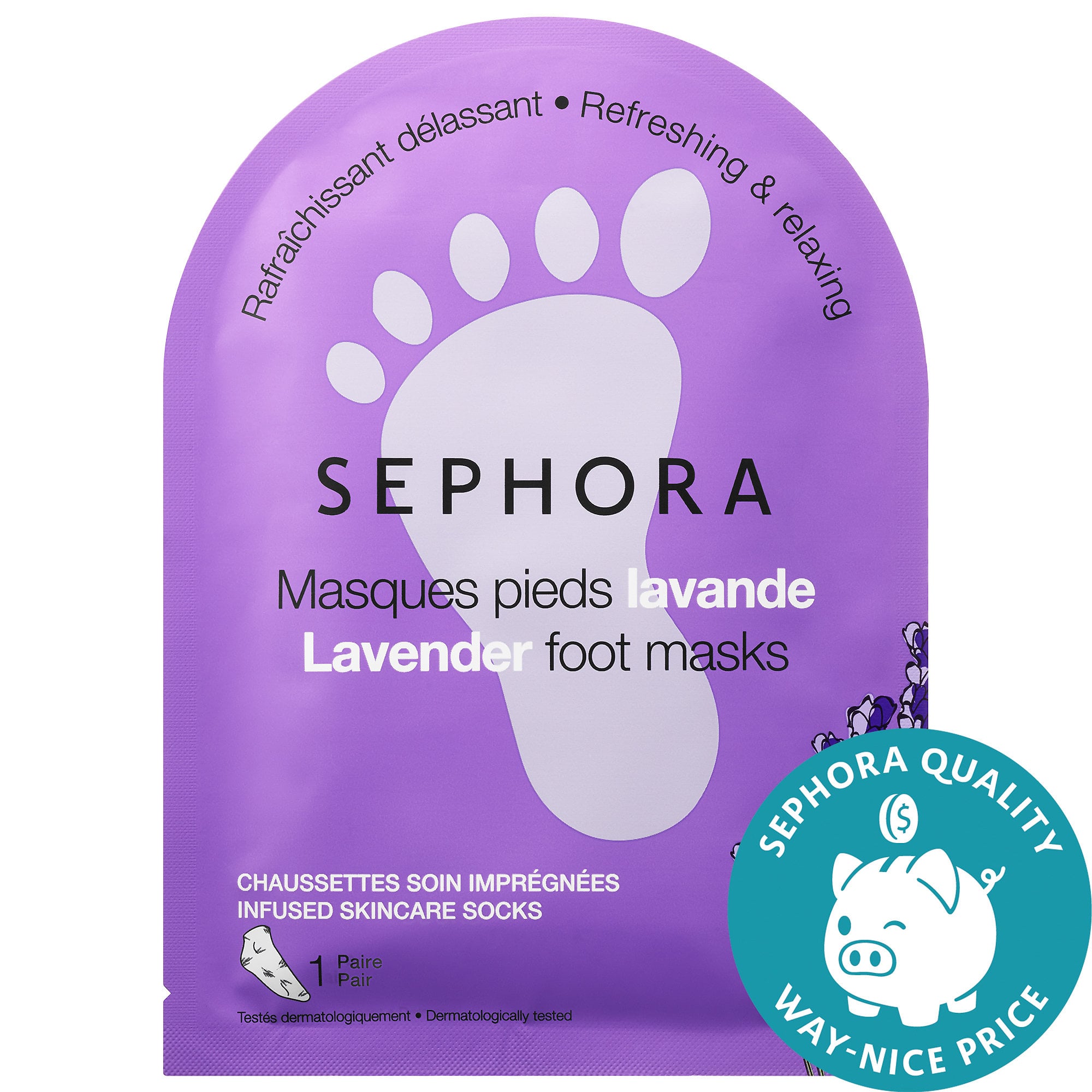 Lavender foot mask