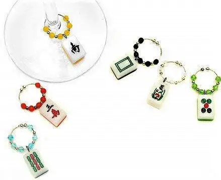 mahjong wine charms