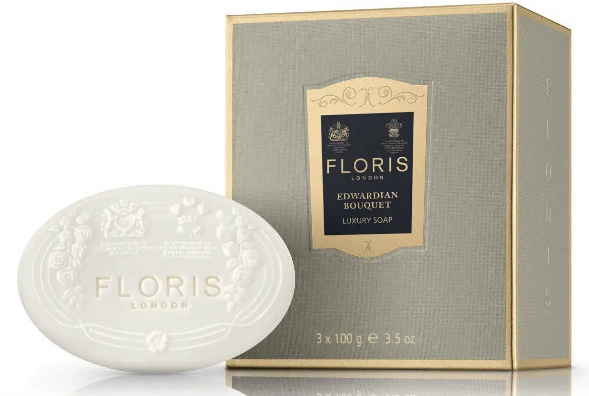 Floris Edwardian Bouquet soap with box