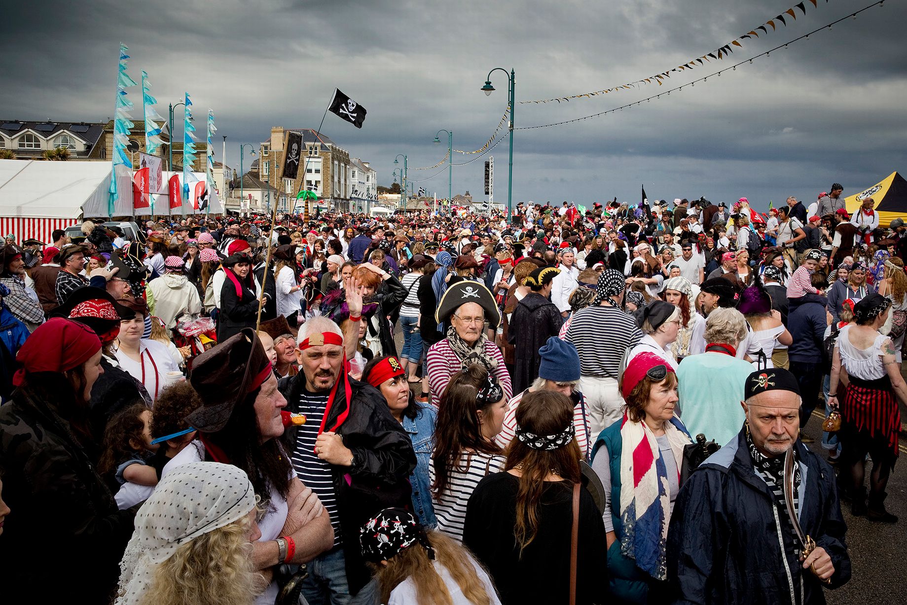 Pirates at Pirate Day in Penzance Cornwall