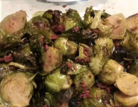 Maple bacon brussels sprouts