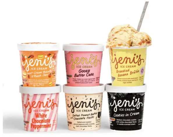 Jeni's ice cream glittering collection