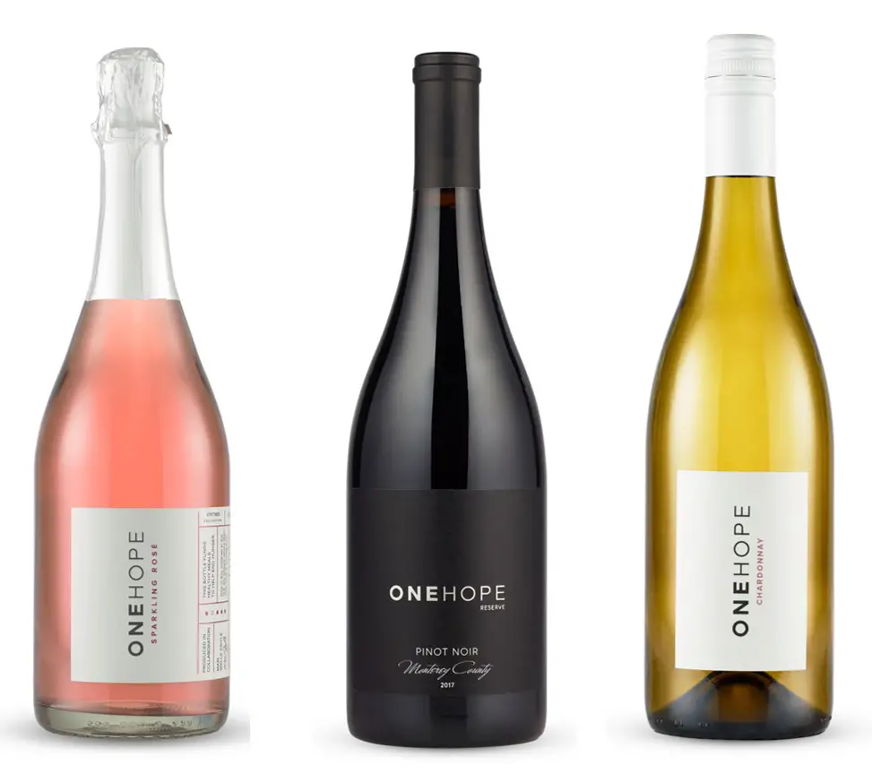 Three ONEHOPE wines