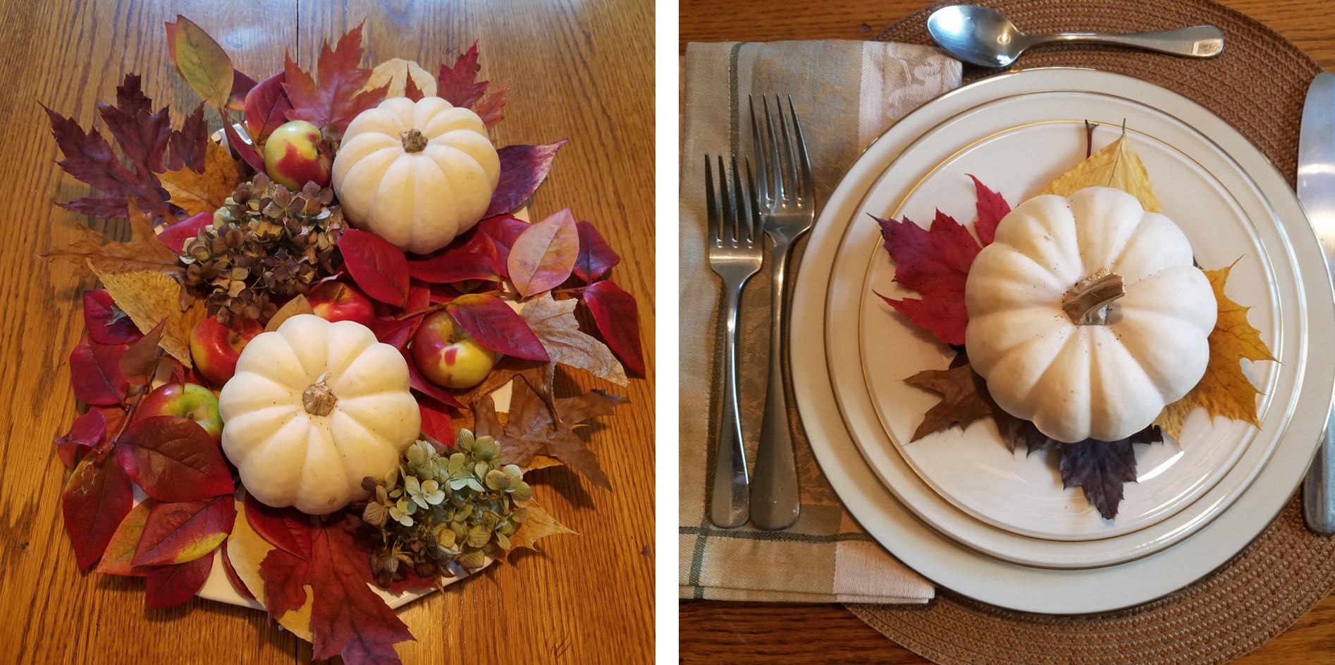 TThanksgiving table setting