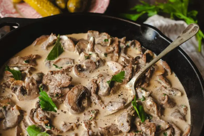 Beef Stroganoff