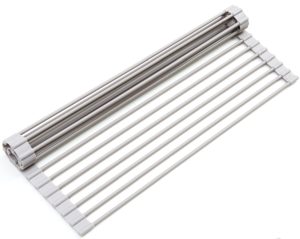 Surpahs Over the Sink Multipurpose Roll-Up Dish Drying Rack