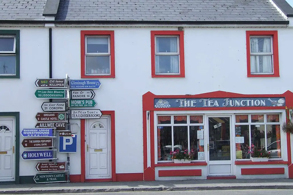 Irish tea room