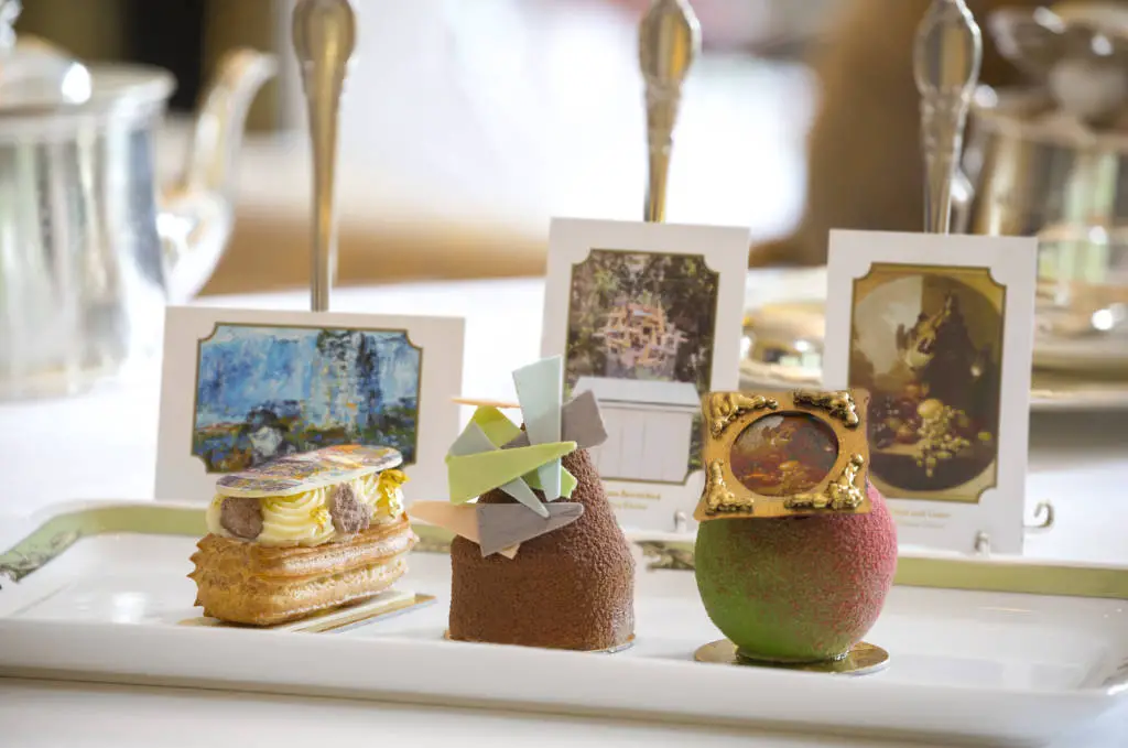 Art Tea pastries at the Merrion