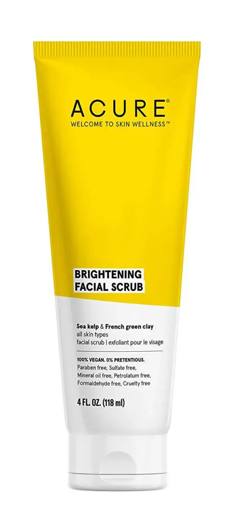 ACURE brightening facial scrub