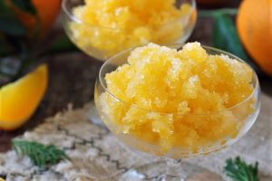 orange granita