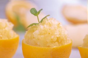 Lemon granita