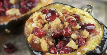 Vegetarian Thanksgiving stuffed squash