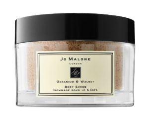 Geranium & Walnut body scrub by Jo Malone