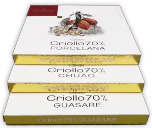 Gift of three boxes of domori criollo