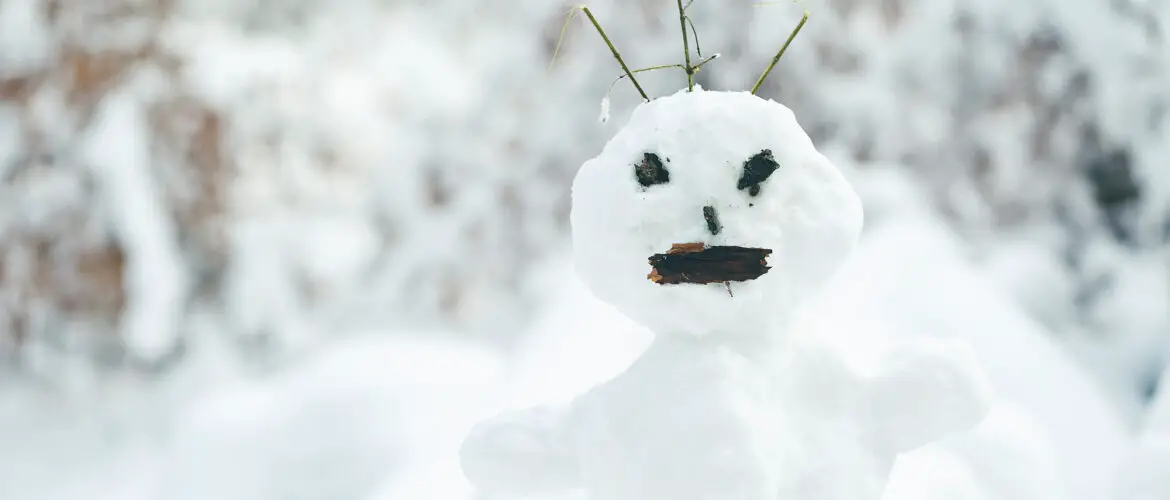 Scary snowman
