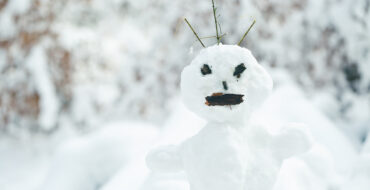 Scary snowman