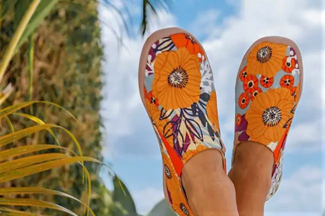 Women over 60 are summering in these bright colorful shoes from