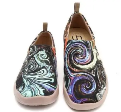 UIN slip on shoes in Starry Night pattern