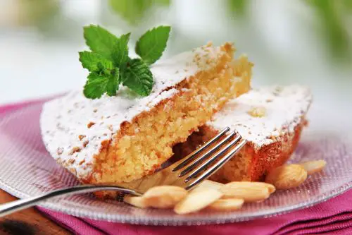 Leon almond cake classic spring dessert