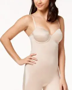 Mid-thigh body suit by Spanx