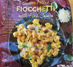 Trader Joe's pasta Fiochetti in Pink Sauce