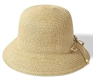 Back tie straw hat coastal grandma