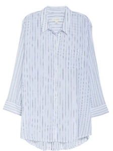 Treasure Bond stripe cotton tunic shirt