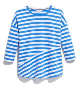 Vineayrd Vines blue white stripe shirt