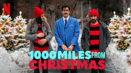 Movie poster 1000 miles Christmas