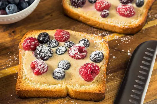 High protein yogurt toast