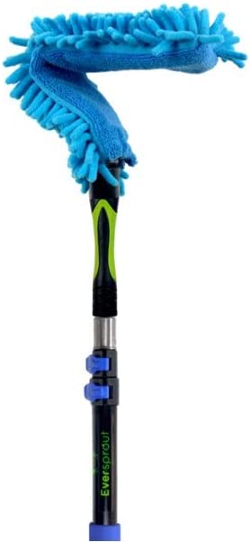 Blue flexible fan duster