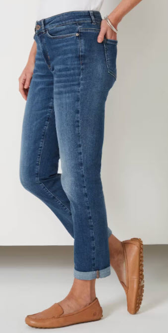 JJill boyfriend jeans in medium blue