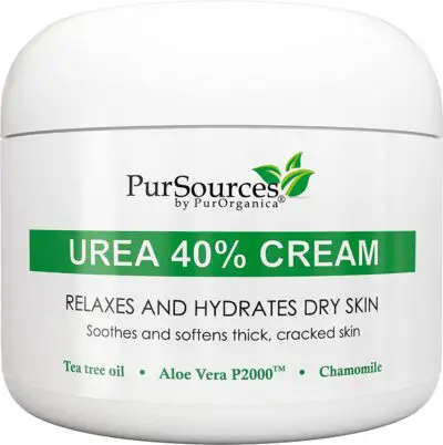Urea cream for dry cracked feet